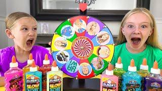 Mystery Wheel of Youtubers Pick Our Slime Ingredients