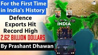 For the First Time in Indian History Defence Export Hits 2.62 Billion Dollars  Prashant Dhawan
