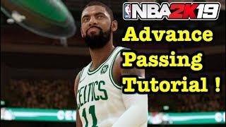 NBA 2K19 Passing Tutorial How to Alley oop flashy pass bounce pass off ball cuts #5