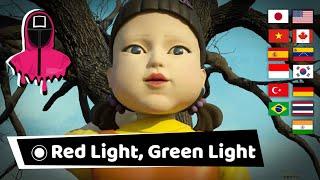 Red Light Green Light Squid Game in Different Languages - Doll Song Scene