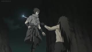 Naruto Shippuden - Madara take out Sasuke in one Blow - English Dub