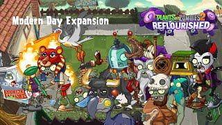 PvZ 2 Reflourished Modern Day Expansion - All Levels 35-50