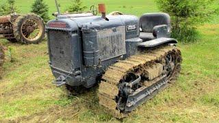 OLD Vintage Diesel TRACTORS Engines Cold Starting Up and Sound