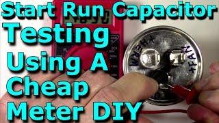 Start Run Capacitor Testing Using A Cheap Meter DIY HVACStereoMicrowaveElectronics Service