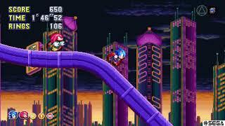 Sonic Mania - Encore Studiopolis Act 1 Speed Run - 22725