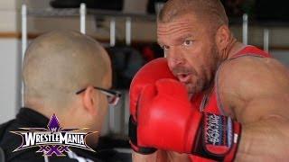 Triple H gives an exclusive look at his training camp for Daniel Bryan