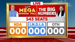 Mega Opinion Poll LIVE  Will NDA Cross The 400 Mark  Congress Vs BJP  Lok Sabha Elections 2024