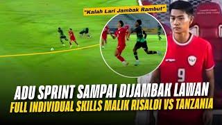 Debut Malik Risaldi di Timnas Indonesia  Full Skills Malik Risaldi vs Tanzania