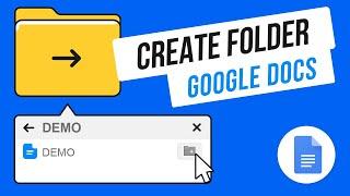 How to Create a Folder in Google Docs Inside Document