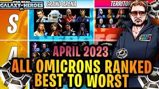 All Omicrons Ranked Best to Worst - April 2023 -  Star Wars Galaxy of Heroes