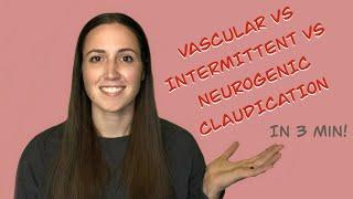 VascularIntermittent vs Neurogenic Claudication