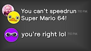 Speedrunning Mario is Very Hard... Super Mario 64