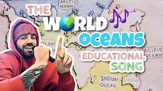 World Oceans Rap   Five Oceans of the World  Geography  FUNdamental RAPS 