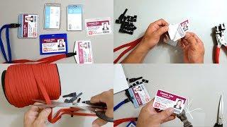 ID Card Making  Lanyard & Card Holder  DIY @ Home