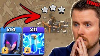 LIGHTNING SPELL with MASS WITCHES are SUPER STRONG in Clan War Clash of Clans