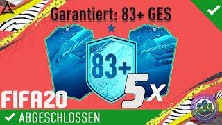 WINTER REFRESH IM PACK  5X GARANTIERTE 83 + UPGRADE SBC BILLIGEINFACH  FIFA 20 ULTIMATE TEAM