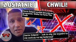 KONIEC FAME MMA? ZAŁĘCKI UJAWNIŁ ZA DUŻO WALKI NIE BĘDZIE  MARCOŃ 