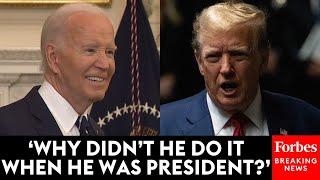 Biden Throws Shade At Trump During Press Conference About Release Of American Prisoners In Russia