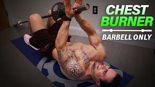 Barbell Chest Workout At Home Without a Bench to Get Ripped