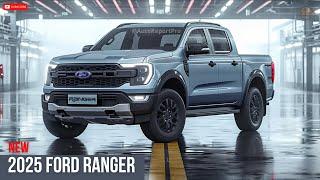 Finally 2025 Ford Ranger Unveiled - The new version is more powerful and modern