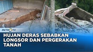 Fenomena Tanah Gerak Ratakan Rumah di Banjarnegara