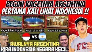 Awalnya Kira Indonesia Negara Kecil ‼️ Begini Kagetnya Argentina Saat Pertama Kali Lihat Indonesia 