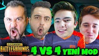 EKİP FULL KADRO 4 VS 4 ÖLÜMSÜZLÜK MODU OYNUYORUZ  PUBG MOBILE