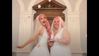 LGBTQ Wedding Film  Two beautiful brides Julia & Eileen  #lgtbt  #lgbtq #gay #lesbian #wedding