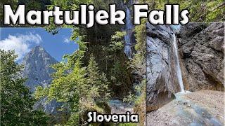 Martuljek Waterfalls and Za Akom Plateau -  Gozd Martuljek - Slovenia - 4K