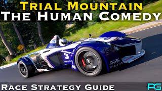 Gran Turismo 7 - The Human Comedy - Trial Mountain - Race Strategy Guide - 1.48 UPDATED