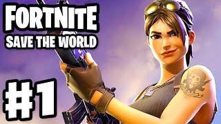 Fortnite Save the World - Gameplay Walkthrough Part 1 - Stonewood PC