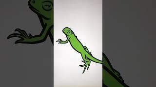 How To Draw Animals  Drawing and Coloring a Lizard #art #drawing #howtodraw #animals