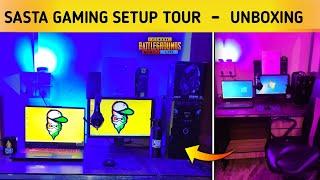  MY SASTA GAMING SETUP TOUR AND MY DREAM GAMING LAPTOP UNBOXING  Prime Army YT