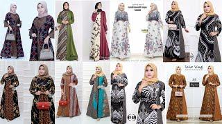 29 Model Gamis Batik Kombinasi Terbaru Dan Terlaris.