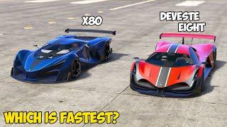 GTA 5 - DEVESTE EIGHT vs X80 PROTO - Which is Fastest?