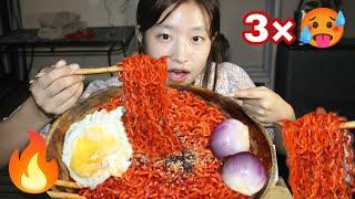 Spicy Buldak 3× Noodles With Onion &