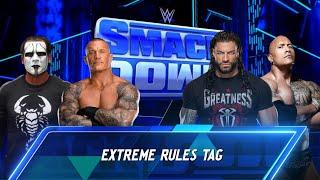 FULL MATCH  -  RANDY ORTON & STING VS ROMAN REIGNS & THE ROCK