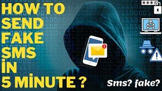 How to send Fake-Sms in 5 minute ?  TUTORİAL