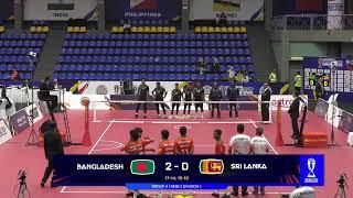 Bangladesh vs Sri Lanka - Group A - Regu - Division 1 -  ISTAF Sepaktakraw World Cup Kuala Lumpur…