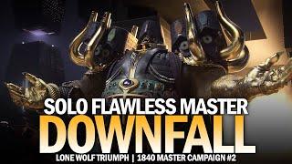 Solo Flawless Master Downfall Campaign Mission Lone Wolf Triumph Destiny 2