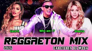 MIX CANCIONES REGGAETON 2024  MIX REGGAETON DE MODA  Daddy Yankee Karol G Shakira Ozuna Maluma