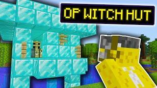 Minecraft Manhunt but theres OP Witch Huts...
