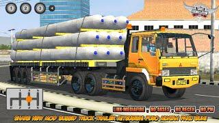 Share New Mod Bussid Truck Trailer Mitsubishi Fuso Muatan Paku Bumi‼️LINK MEDIAFIRE NO AKSES NO PW