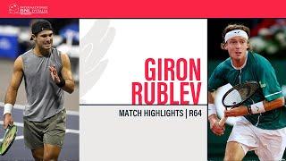 Andrey Rublev - Marcos Giron  ROME R64 - Match Highlights #IBI24