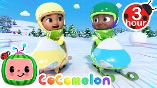 Cody and Ninas Snow Race + 3 Hours of CoComelon - Its Cody Time  Songs for Kids & Nursery Rhymes