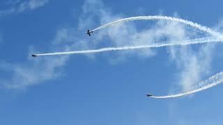 Northern Stars Aeroteam in Pitts S2Bs @ 2024 Boundary Bay Airshow Delta BC Canada