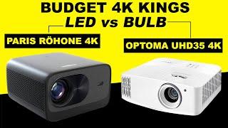 Optoma UHD35 vs ParisRhone 4K Budget Kings Compared 