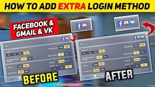 How To Link Pubg Lite With Facebook & VK & Gmail  How To Add Extra Login In Pubg Lite