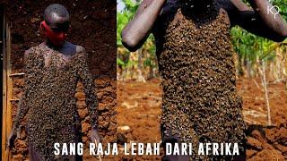 Raja Lebah dari Afrika - Ribuan Lebah Menempel pada Tubuhnya Tanpa Sengatan