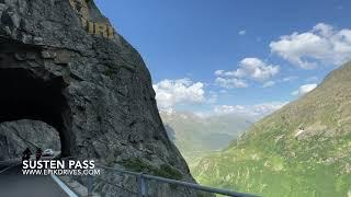 Driving the Susten Pass in the Swiss Alps this is Switzerlands most scenic driving road. No doubt